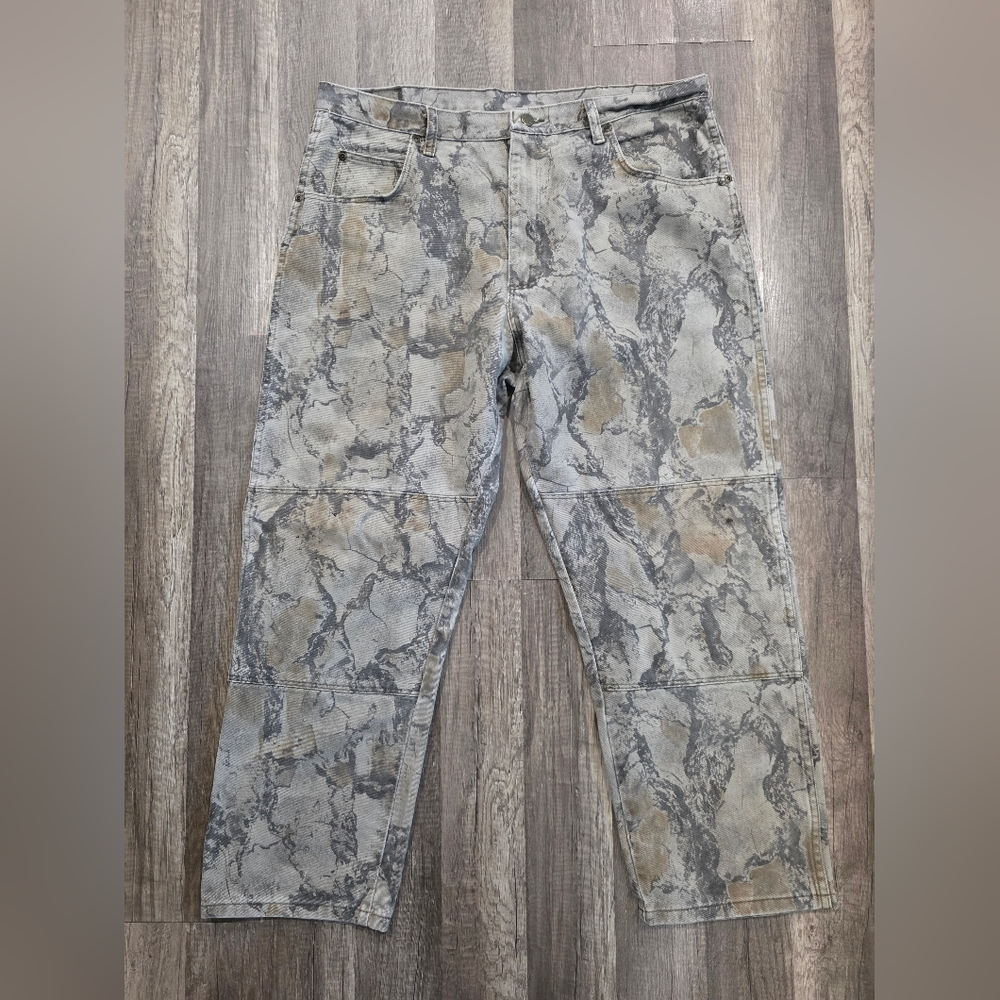 WRANGLER CAMO JEANS Western Outdoor MENS 40 X 30 Camoflage - Picture 3 of 10